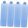 DEEPCRAFF Freezer Pack 4 Pezzi, Reusable Cooler Ice Packs Blu, con Coperchio, 15.50x4.00x4.00 cm, per Conservare Alimenti Freddi