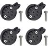 Girftong Bike Computer Extension Mount Plastica Nero 4-Pack