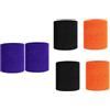 Zerodeko Polsini Sportivi e Migliorare Recupero Colore Casuale Traspiranti 6 Pezzi in Lattice Elastico e Cotone Design Leggero per Ridurre L'affaticamento della Mano per