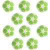 DECHOUS 10 Pezzi Palline Calcio Balilla per Tavolo, Plastico, Verde Chiaro | Ricambio per Tavolo da Calcetto, Lavorazione Fine, Resistente a Deformazioni e Rotture, per Gioco e Attività Creative