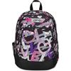 Seven Zaino Scuola Advanced, Nero Fucsia, Draft Heart, Zaino Doppio Scomparto Con Tasca Porta PC o Tablet, Tasca Porta Borraccia e Organizer, Zaino Scuole Medie e Superiori, Bambina Ragazza