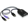 ATEN Adattatore KVM USB DisplayPort Virtual Media con supporto Smart Card