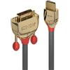 LINDY___ Lindy 36199 cavo e adattatore video 15 m HDMI tipo A (Standard) DVI-D Oro