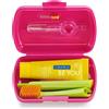 CURADEN AG Set Da Viaggio Rosso Curaprox 4 Pezzi