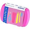 CURADEN AG Set Da Viaggio Rosa Curaprox 4 Pezzi