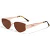 D.Franklin Occhiali da sole - Unisex - Con lenti protettive UV - Modello cuprum - Quadrati - Per uomo e donna - Sunglasses