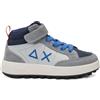 SUN68 Sneakers Boy's Genius Mid (Baby) Z45335B (34 - Grigio Medio, Sistema Taglie Calzature EU, Bambino Piccolo (2-5 Anni), Uomo, Numero, Media, 29)