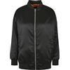Urban Classics Damen Ladies Oversized Satin Bomber Jacket