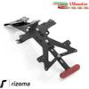 RIZOMA Portatarga Rizoma Moto Yamaha XSR 900 2019 Kit Fox In Alluminio Regolabile Nero