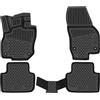 Element - Set di 4 tappetini in TPE 3D per Audi Q3 dal 2026 in poi | Set completo di 4 tappetini in TPE 3D su misura con bordo alto, antiscivolo e facile da pulire.
