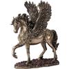 Veronese Design Statua in resina con finitura bronzata a forma di cavallo alato divino di Pegaso da 25,7 cm