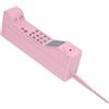 lyrlody Vintage Ornamento per Cellulare in Mattoni Retrò Decorazione per Ufficio Ferro Decorativo Pink Ornamento Telefonico Cinematografico