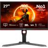 AOC Monitor AOC Q27G3XMN/BK - 27,0", 1440p (WQHD) 2560x1440 Fast VA, 180Hz, 1ms GtG, Adaptive Sync, FreeSync