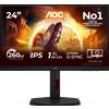 AOC Monitor AOC 24G4ZR - 23,8", 1080p (FHD) 1920x1080 Fast IPS, 260Hz (OC, Native 240Hz), 1ms GtG, 0,3ms MPRT, Adaptive Sync, G-Sync