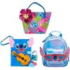 REAL LITTLES Disney Lilo & Stitch - Confezione da 3 pezzi, include micro zaino, borsa e diario, con 15 micro sorprese all'interno