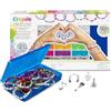 CRAYOLA Creations - Super Set Braccialetti DIY a Tema Musica e Concerti, con 2000+ Perline, Ciondoli, Lettere, Elastici, Valigetta Inclusa. Idea Regalo Creativa per Bambini 8+, 04-2979