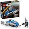 LEGO Star Wars: The Clone Wars Captain Rex Y-Wing Microfighter Set da costruzione, giocattolo da collezione Star Wars Y-Wing per bambini con minifigure Capitan Rex, regalo per ragazzi e ragazze dai 6