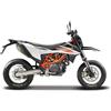 Maisto KTM 690 SMC R - Modellino di motocicletta pressofuso incredibilmente dettagliato, in scala 1:18, da collezione, colore: arancione