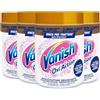 Vanish Oxi Action Multipower Polvere Bianca, Smacchiatore per Capi Bianchi, 4 Confezioni da 1Kg di Smacchiatore per Bucato, Additivo Lavatrice Multiazione senza Candeggina