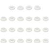 PATIKIL Guarnizioni In Gomma Siliconica, 22 Pz Foro Di 13/16 (20mm), Diametro Interno 5/8 (16mm) Guarnizione A Forma Di Bombetta Per Cablaggi Sistema Di Irrigazione Firewall, Bianco