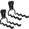 Maclean Montaggio a parete, utensili, ruote, scala, bicicletta, acciaio, carico massimo 30 kg, MC-486 2 pezzi