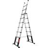 Telesteps Scala telescopica 3 m con funzone 3-in-1 di TELESTEPS I Made in Sweden I Combi Line I Scala a cavalletto multifunzione con design premium brevettato I Profilo antiscivolo I EN 131 I 72430-681