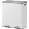 Kitchen Move Bidone per la separazione dei rifiuti 60 L MAJOR Bianco
