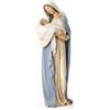 BC BUILDCLASSIC Buildclassic - Statua della Madonna cattolica con bambino, statua della Beata Vergine Maria, regalo religioso della Santa Madonna per la casa, altezza 32,4 cm, dipinto a mano, scultura classica
