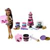 Mattel Monster High Scary Sweet Birthday Cake Kit with Clawdeen Wolf Doll, Cake Decorat