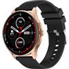 Knauermann Neo (2024) - Orologio sanitario smartwatch - ECG + funzione HRV - BT Bluetooth - apnea notturna, gold, Normal, rotonda