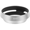 PATIKIL Paraluce 52mm Paraluce Universale In Metallo Cavo Curvato Argento | Filettato Ventilato, Per Fujifilm Per Nikon Per Pentax