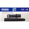 Casio Ricambio Cinturino Orologio Casio BGT-30/BGP-20/BGP-200N Nero Resina 2 Pezzi