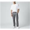 BROOKS BROTHERS Pantaloni Uomo W32/L34 Zip Fly Tasche Stretch Grigio Tapered