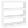 vidaXL Libreria/Divisorio Bianco 100x30x103 cm
