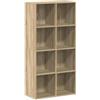 vidaXL Libreria/Credenza Rovere Sonoma 66x30x130 cm Legno Multistrato