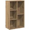 vidaXL Libreria Rovere Artigianale 50x25x80 cm in Legno Multistrato