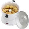 MELISSA 16220008 Pela Patate Elettrico, Pelatore Elettrico - capacità 1 kg, con centrifuga per insalata, 85 Watt, colore - Bianco