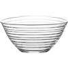 LAV Borella Casalinghi Derin Set Coppette per Macedonia, Vetro, Trasparente, 36 x 24 x 6 cm, 6 Unità
