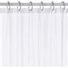 RIDDER 361000-350 - Tenda per la Doccia Brillant con Anelli Inclusi, 120 x 200 cm, Colore: Trasparente