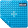 edihome, Tappetino Doccia Antiscivolo, 53x53 cm, Tappeto Bagno, Bolle con Ventose Senza BPA, Antibatterico, Resistente alla Muffa, Lavabile in Lavatrice, Sicurezza Familiare (Blu, 53x53 cm)