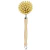 Elliott Elliot - Spazzola in Legno per Piatti, Fibre Naturali di Tampico, Colore: Beige