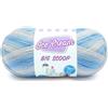 Lion Brand Yarn, gomitolo di Filo, Collezione Ice Cream Big Scoop, Acrilico, Blueberry, 27.94 x 12.7 x 12.7 cm