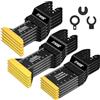 JTWEB Lame per seghe oscillanti in titanio 15 pezzi, lame per utensili multitool lama da taglio in metallo per unghie in legno, viti, plastica, kit per lame multiutensili per Milwaukee Bosch Ryobi