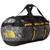 The North Face Duffel Base Camp M 71L - borsone da viaggio, Grey/Black/Yellow