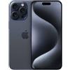 Apple iPhone 15 Pro 256GB Titanio Blu Smartphone Chip A17 Pro Tripla Fotocamera