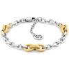 Tommy Hilfiger Bracciale a catena testurizzato bicolore da donna Tommy Hilfiger