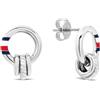 Tommy Hilfiger Orecchini pendenti Tommy Hilfiger stile corda tono argento da donna