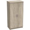 Dmora - Scarpiera Alcudia, Portascarpe salvaspazio, Scarpiera da ingresso, Armadio multiuso a 5 ripiani, 55x36h108 cm, Rovere