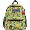 HMZXZ Mini zaino personalizzato per bambini per ragazze ragazzi trattori Ccartoon agricoltura Zaini per bambini personalizzati Zaini per bambini colorato Cars zaino per la scuola con nome/testo del