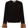 TWINSET Maglia Nero/coffee/land 252TP3154 NERO/COFFEE/LAND L